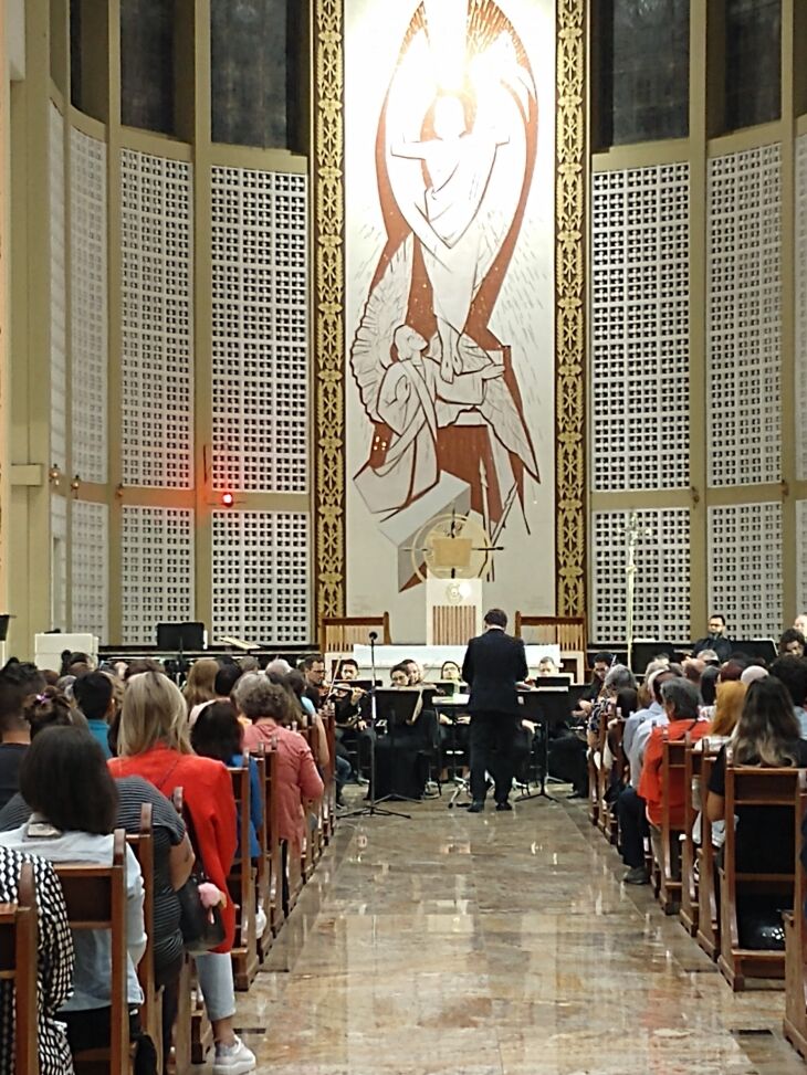 Concerto na Catedral Metropolitana de Passo Fundo na noite de quarta-feira