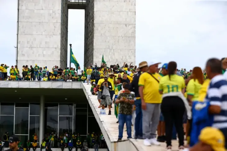 Operação Lesa Pátria: Segundo a PF, apura-se que os valores dos danos causados ao patrimônio público, durante os atos, chegam R$ 40 milhões  - Foto: Marcelo Camargo/Agência Brasil)