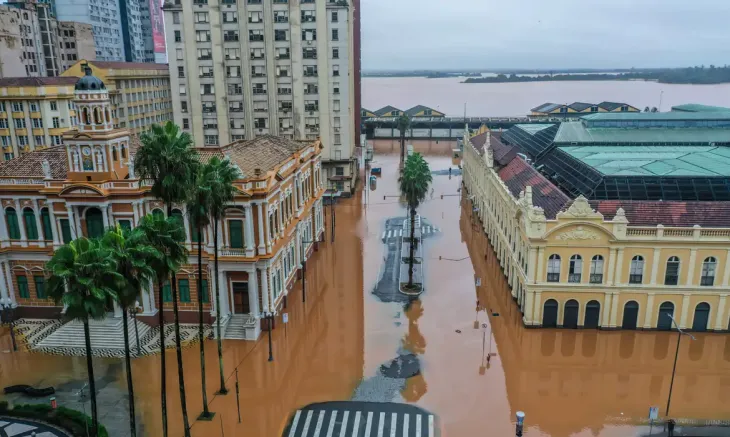 Capital registra a maior cheia de sua história  - Foto Gilvan Rocha/Agência Brasil