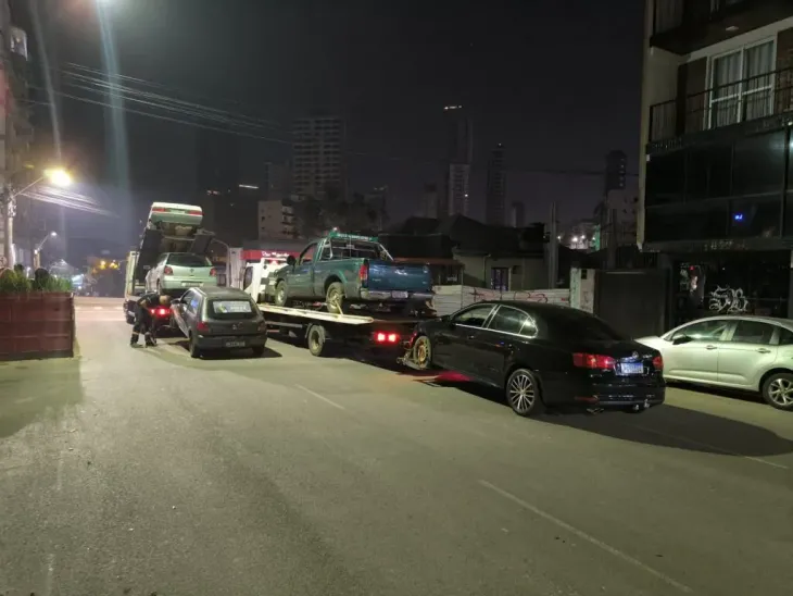 Equipes multaram 20 motoristas que se recusaram em realizar o teste do etilômetro - Foto Guarda Municipal de Trânsito