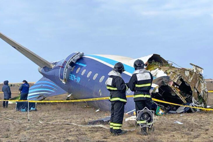 Cauda foi a parte menos afetada da fuselagem - Foto-Redes Sociais