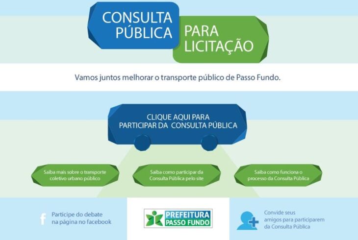 Site está disponível na página da prefeitura e possibilita a sugestão para o novo modelo de transporte.