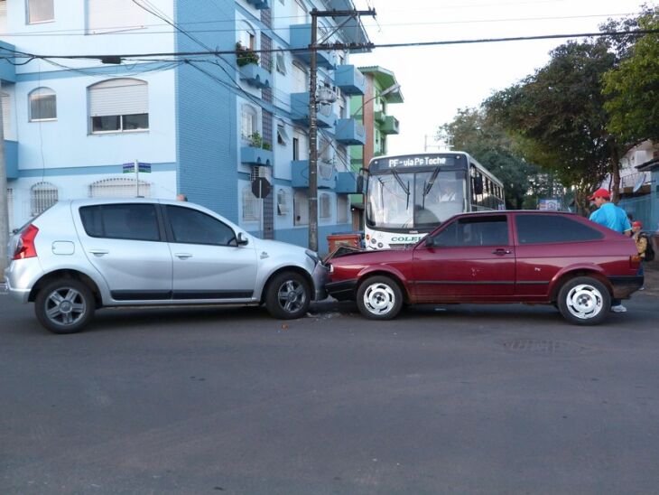 Apesar do susto, não houve feridos no acidente