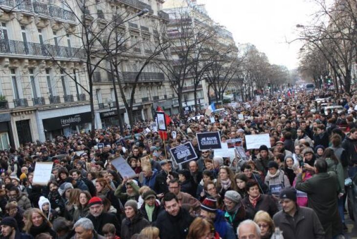 Marcha contra o terrorismo reúne milhões nas ruas da França