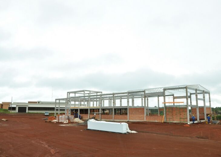 Terceiro módulo do Parque Científico e Tecnológico UPF Planalto Médio (UPF Parque) com aproximadamente 1,2 mil metros quadrados está em construção