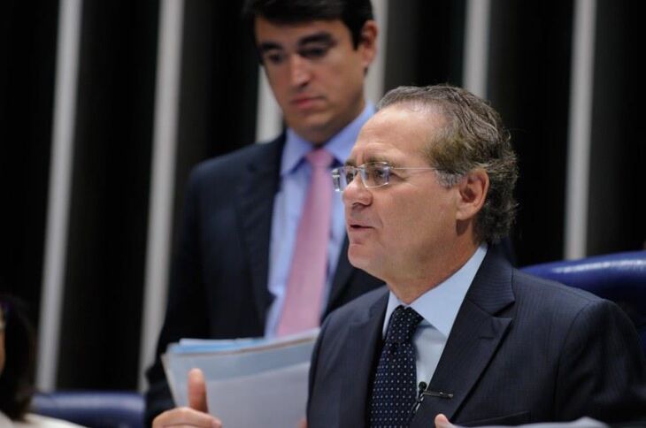 Renan Calheiros, presidente do Senado