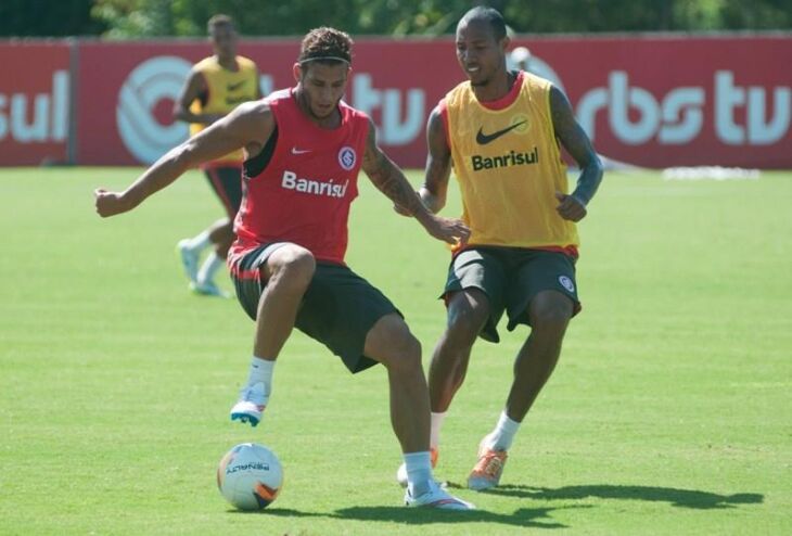 Inter treinou no CT do Parque Gigante