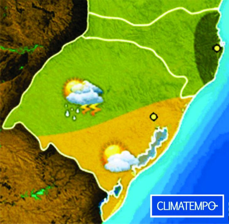 Chuva volta ao RS na sexta-feira