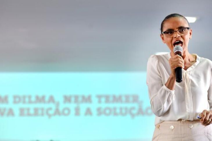 Convocar  novo  pleito  presidencial  é  mais  legítimo  do  que o impeachment, afirma a ex-ministra Marina Silva, ao participar do lançamento da campanha Nem Dilma Nem Temer, Nova Eleição é a Solução