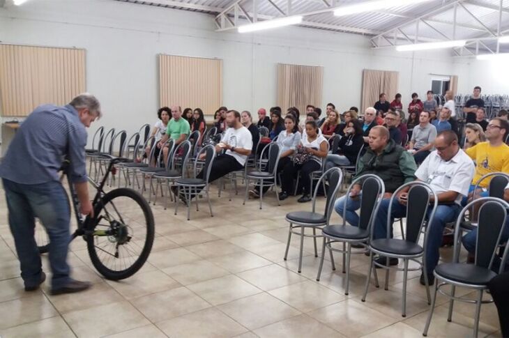 O curso promove o uso da bicicleta em cidades do Rio Grande do Sul