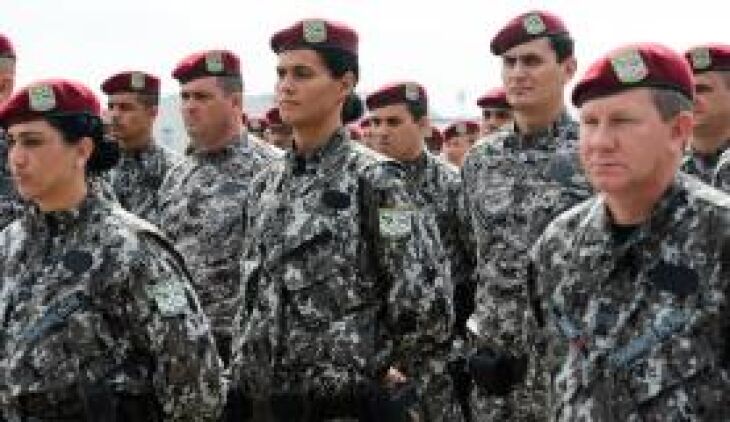 Militares da Força Nacional de Segurança Pública