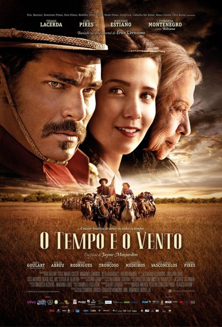 O Tempo e o Vento será o filme exibido