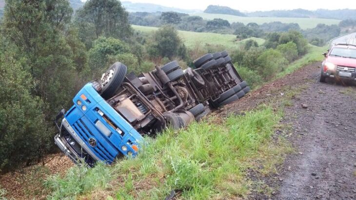 O motorista não se feriu