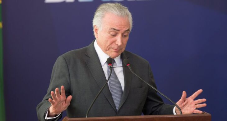 O presidente Michel Temer participou ontem da abertura da 20ª Marcha a Brasília em Defesa dos Municípios