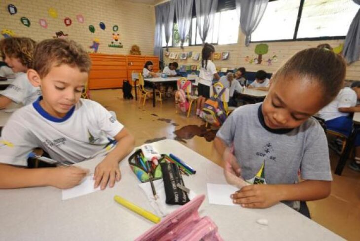 O PNE determina que todas as crianças de 4 a 5 anos deveriam estar matriculadas na escola até 2016