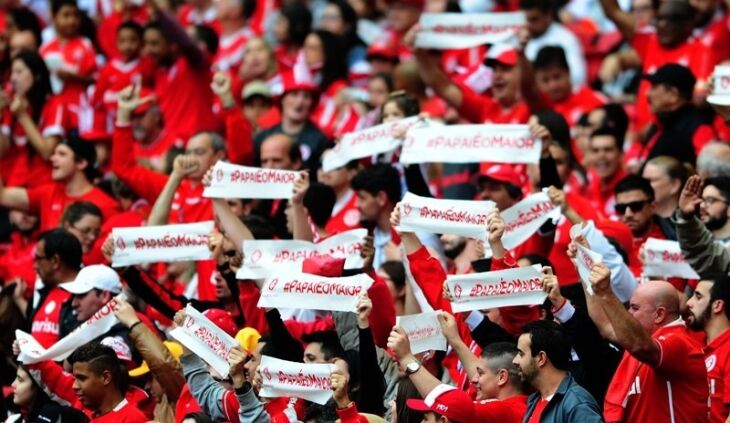 Comemoração dupla no Beira-Rio