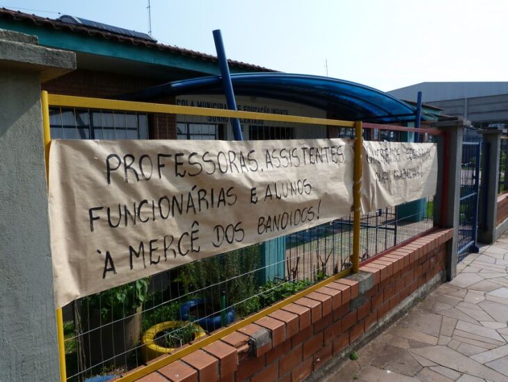 Escola foi arrombada duas vezes em setembro