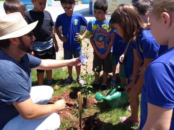 Na última ação foram plantadas 25 árvores Crédito: 