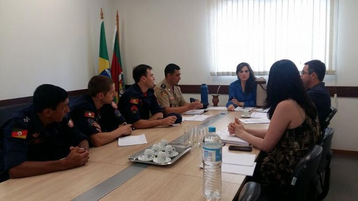 Estiveram presentes o 7ª e o 12ª Comando do Corpo de Bombeiros