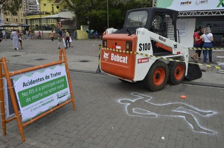 Uso do trator de forma indevida tem se constituído com uma das causas de acidentes fatais no Estado