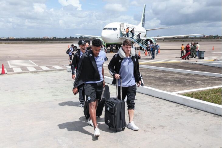 Grêmio desembarcou domingo em Maturín