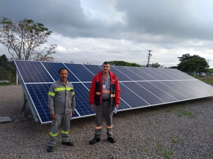 O Parque de Geração Solar Fotovoltaica da UPF está instalado na Quadra R do Campus I, em Passo Fundo, nas proximidades do prédio da Faculdade de Direito