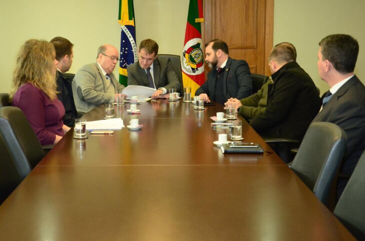 Reunião contou com a presença de representantes de diversos segmentos da segurança pública do RS Crédito: 