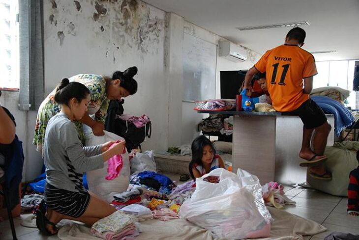 Grupo está acampado na sede da Funai em Passo Fundo