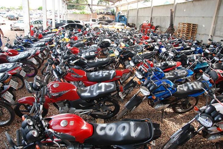 Total de 108 motos está disponível para rodagem