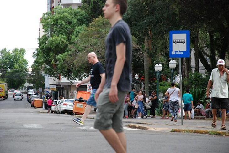 Em Passo Fundo, a temperatura máxima chegou aos 33,5ºC na tarde de ontem