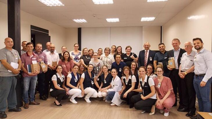 Visitantes recepcionados no HCPF