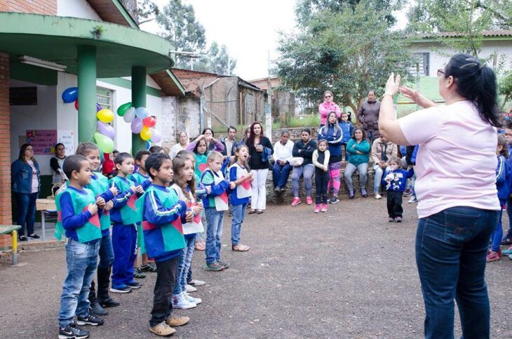 No ano passado, 70 crianças foram atendidas pela oficina de Coral, no bairro Valinhos