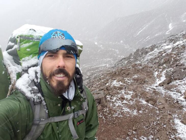 Atleta da UPF chegou ao cume do Cerro Bonete