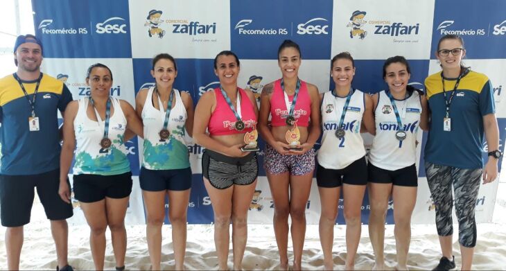 Premiação do vôlei feminino