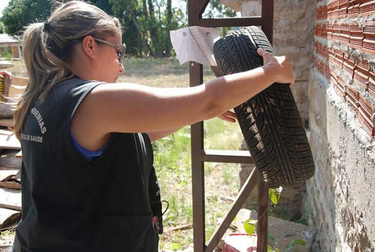 Agentes de saúde podem auxiliar moradores a identificar possíveis focos do mosquito