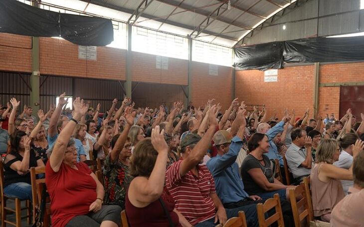 Em Tio Hugo os associados marcaram presença na reunião