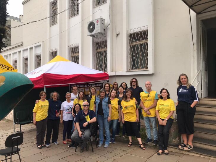 Categoria protesta contra o pacote de medidas do governador Leite