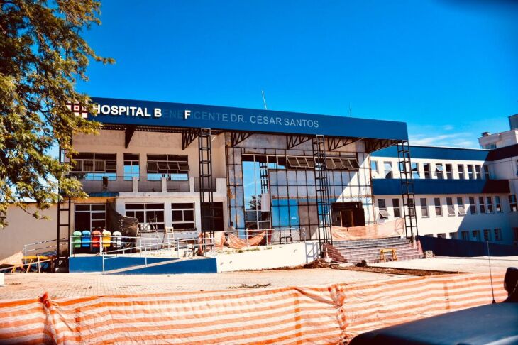 Obra de reforma e ampliação do Hospital Municipal aumentará a área de leitos de 35 para 54