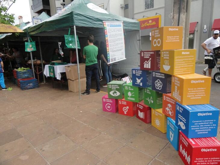 Sacolas ecológicas são vendidas na Feira do Produtor de Carazinho