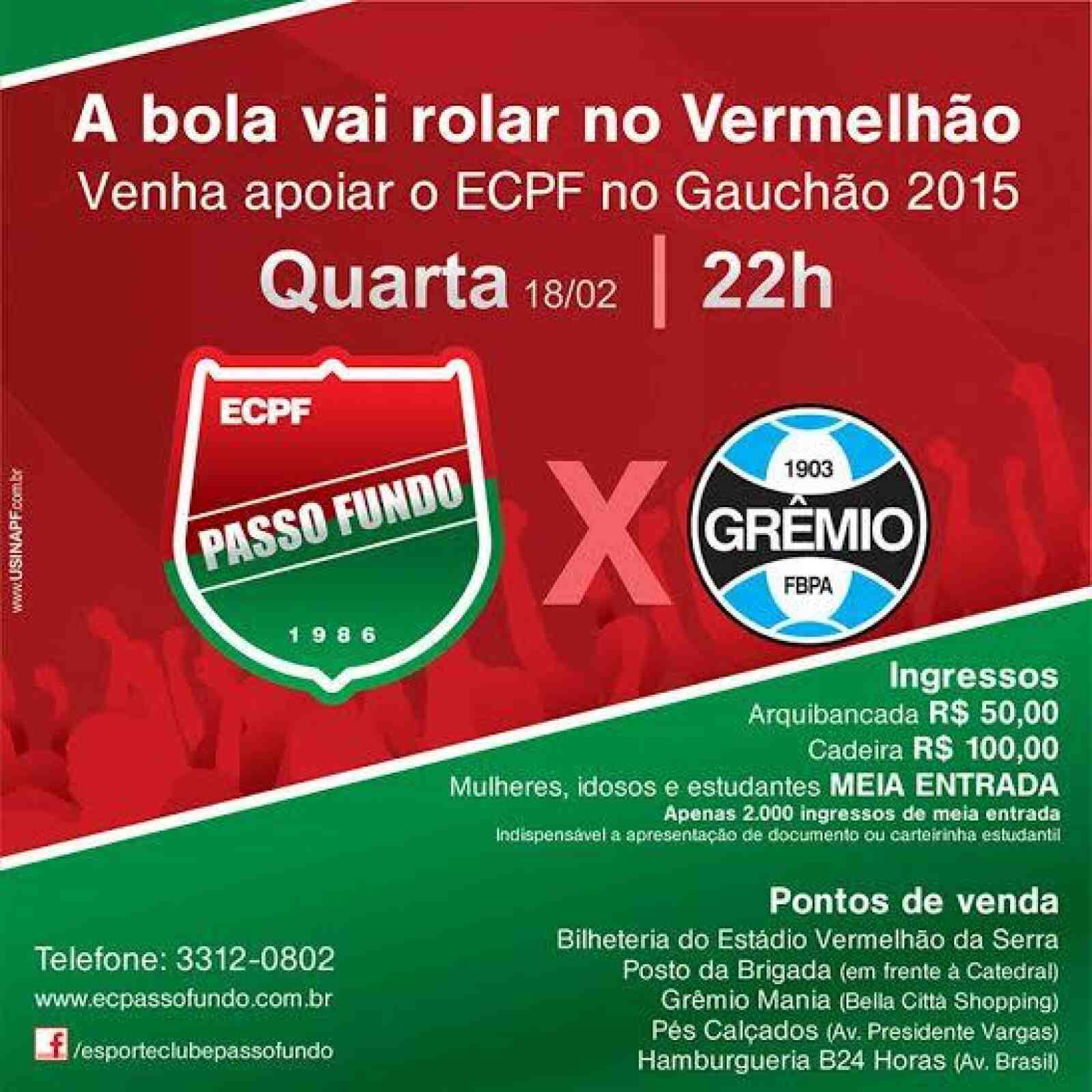 Ingressos Grêmio x São Paulo